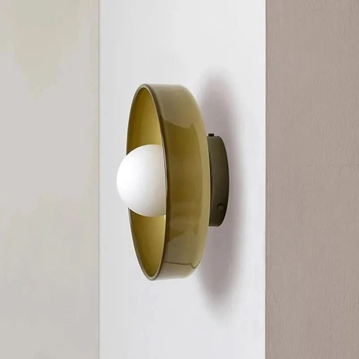 Glass Nordic Design Disc Ceiling Lamp - Image 8