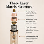 Glidara 3-in-1 Painless Precision Trimmer For Brows Face & Body - Image 7