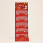 Gold Foil 6-Slot Cascading Christmas Money Envelope - Image 8