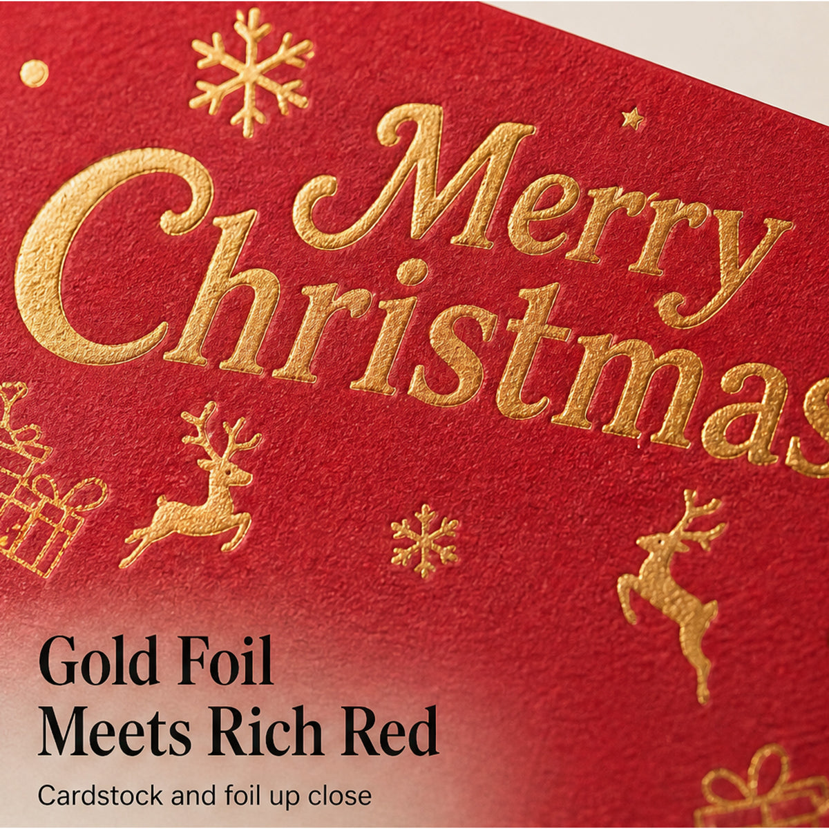 Gold Foil 6-Slot Cascading Christmas Money Envelope - Image 9