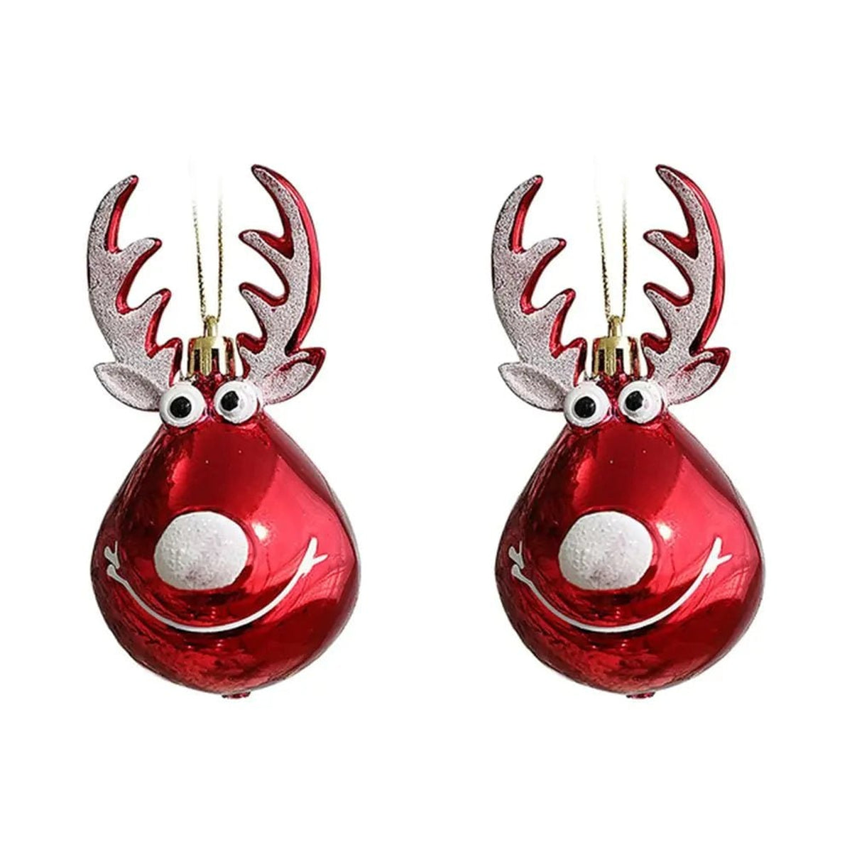 Gold Snowflake Design Christmas Ornament Ball - Image 3
