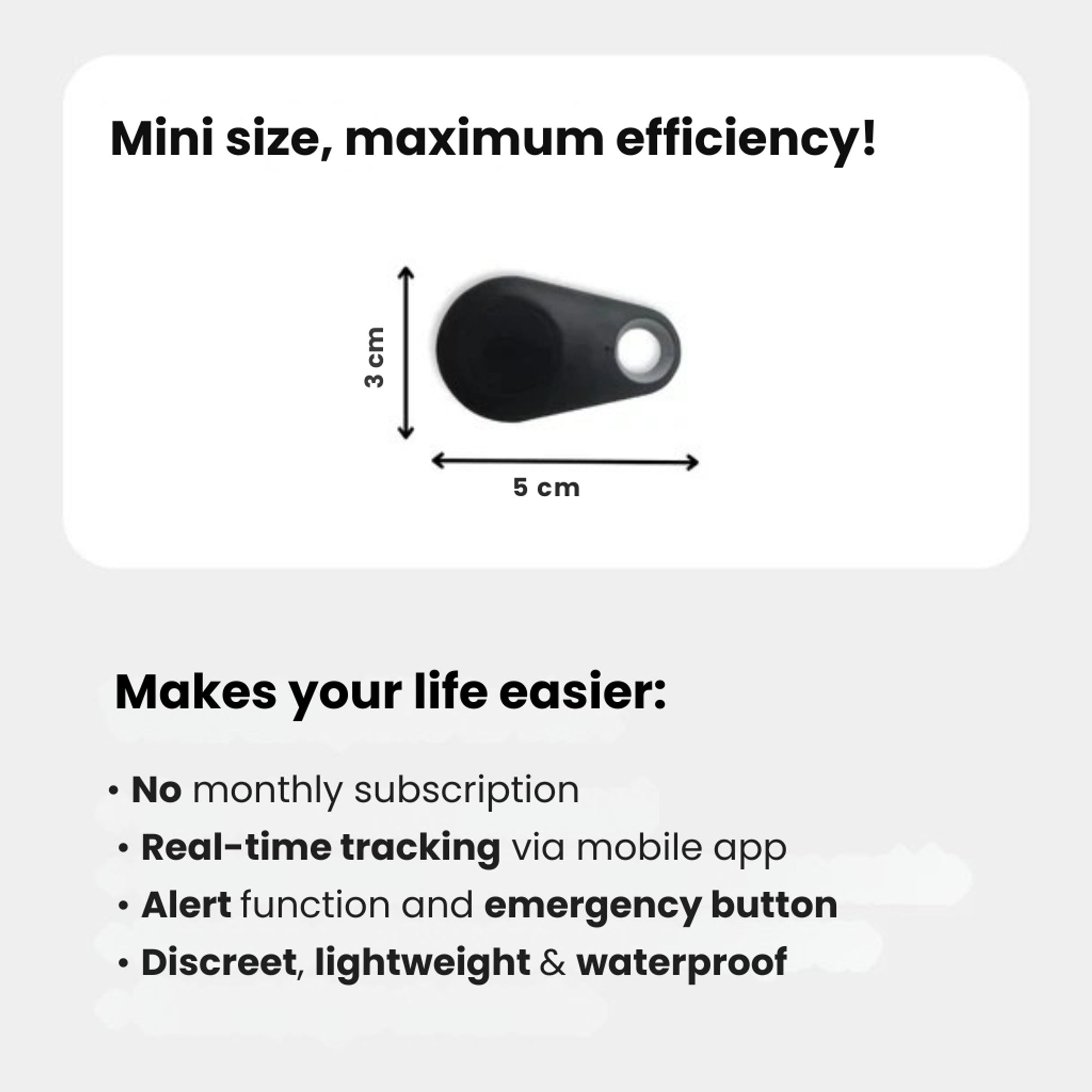 GPS Tracker With Android Bluetooth Connectivity And Water-Resistant Keyring Tag For Real-Time Location Tracking - Image 14