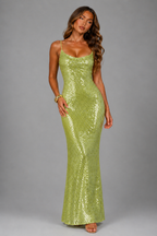 NOVA | Sequin Maxi Summer Dress | Women’s Elegant Holiday Dress