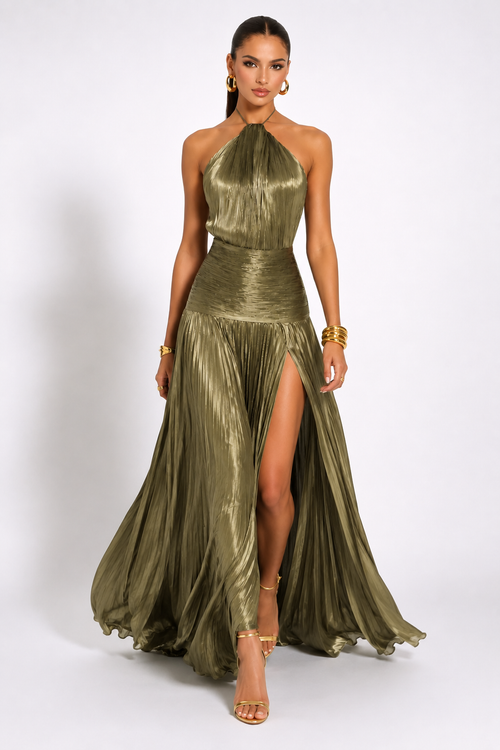 NOVA| Women's Lightweight Polyester Maxi Dress | Elegant Off-Shoulder Summer Gown