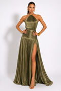 NOVA| Women's Lightweight Polyester Maxi Dress | Elegant Off-Shoulder Summer Gown