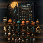Halloween Advent Calendar Countdown Decor With Collectible Figurines For Daily Reveal - Image 2