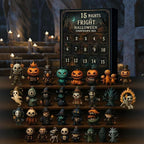 Halloween Advent Calendar Countdown Decor With Collectible Figurines For Daily Reveal - Image 3