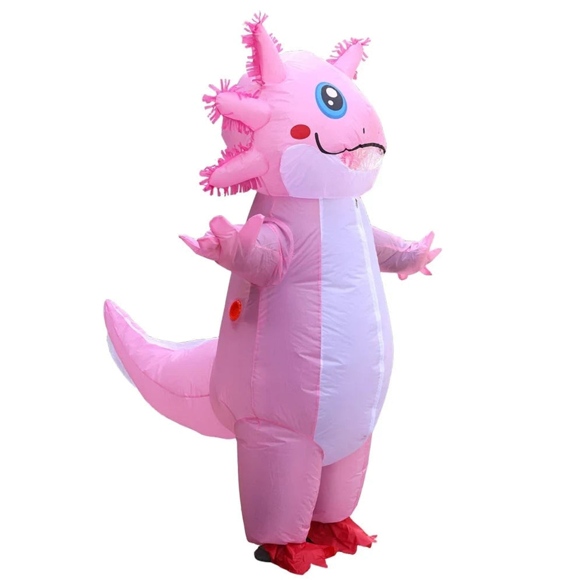 Halloween Costume Inflatable Axolotl With Battery-Operated Fan And Full-Body Design - Image 5