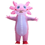Halloween Costume Inflatable Axolotl With Battery-Operated Fan And Full-Body Design - Image 4
