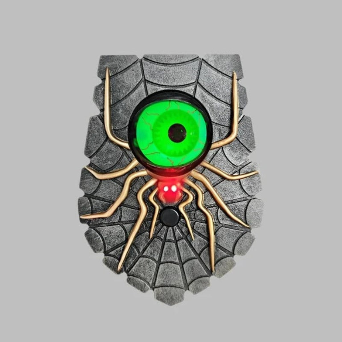 Halloween Decoration Wireless Battery Powered Halloween Doorbell With One Eyed Spider Design And Illuminated Blinking Eye - Image 5