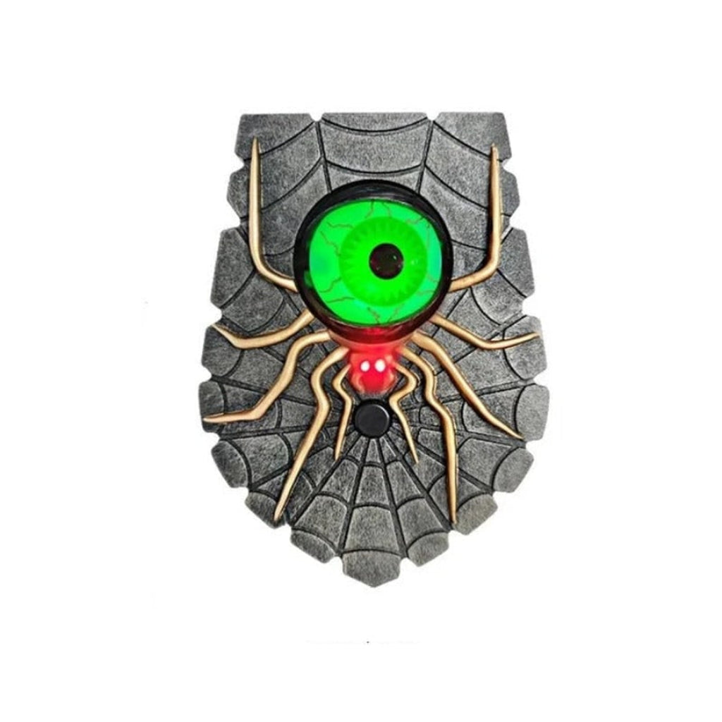 Halloween Decoration Wireless Battery Powered Halloween Doorbell With One Eyed Spider Design And Illuminated Blinking Eye - Image 6