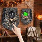 Halloween Decoration Wireless Battery Powered Halloween Doorbell With One Eyed Spider Design And Illuminated Blinking Eye - Image 3