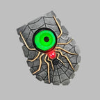 Halloween Decoration Wireless Battery Powered Halloween Doorbell With One Eyed Spider Design And Illuminated Blinking Eye - Image 7
