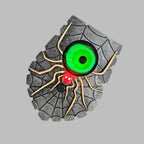 Halloween Decoration Wireless Battery Powered Halloween Doorbell With One Eyed Spider Design And Illuminated Blinking Eye - Image 4