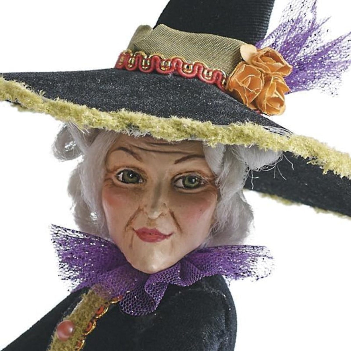 Halloween Figurine Witch With Resin Construction And Lightweight Design For Seasonal Decor - Image 9