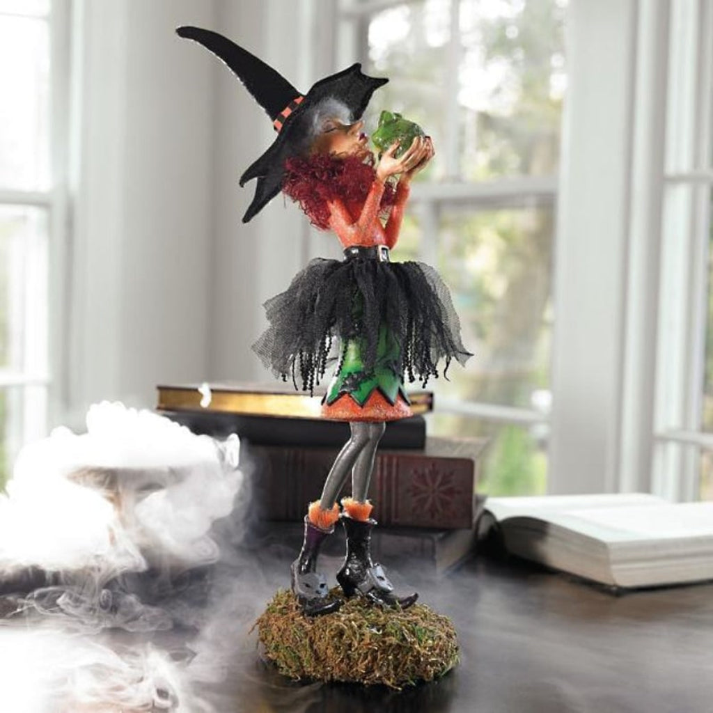 Halloween Figurine Witch With Resin Construction And Lightweight Design For Seasonal Decor - Image 12
