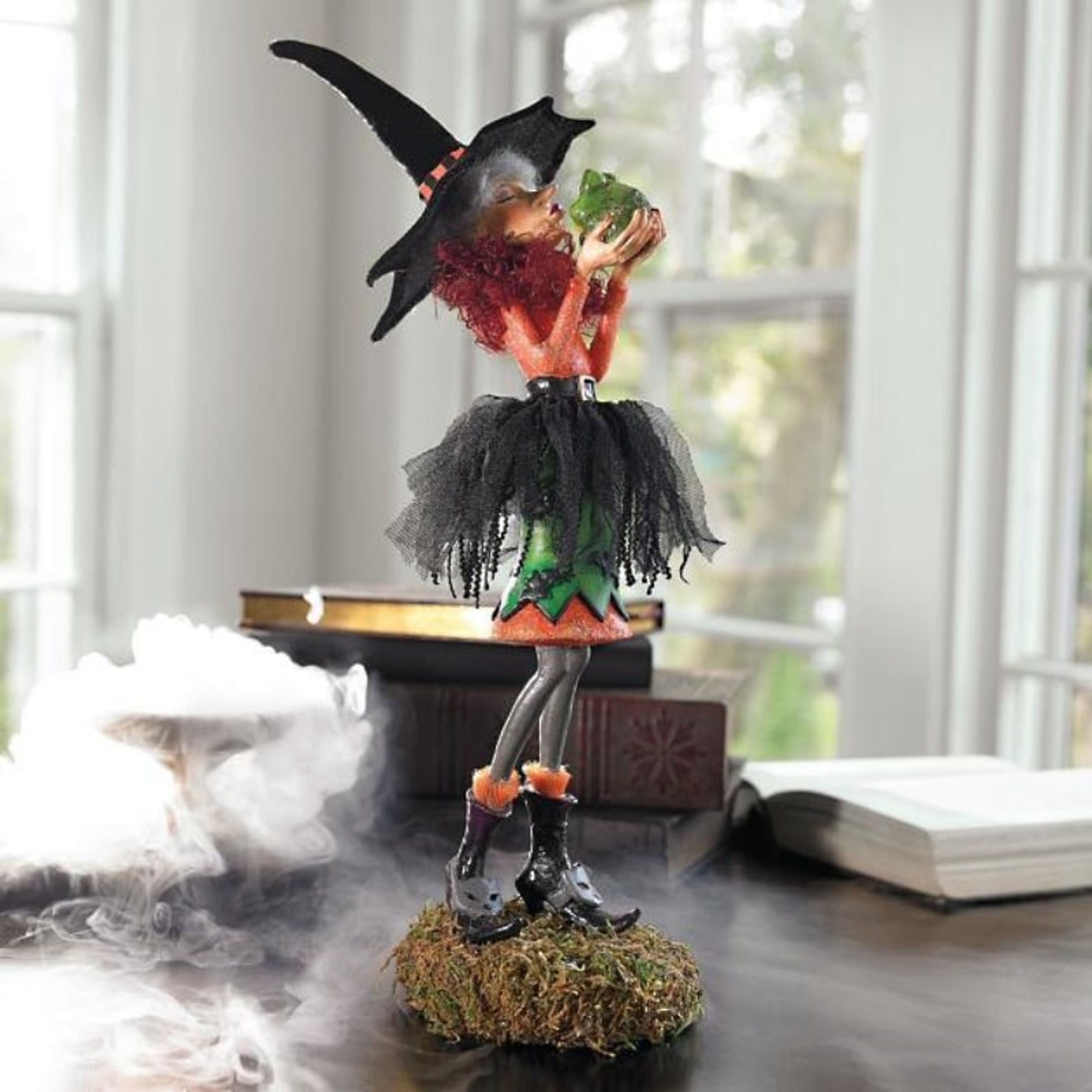 Halloween Figurine Witch With Resin Construction And Lightweight Design For Seasonal Decor - Image 12