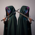 Halloween Fox Mask Men's LED Kitsune With Light-Up Japanese Demon Design For Cosplay Party Costume - Image 11