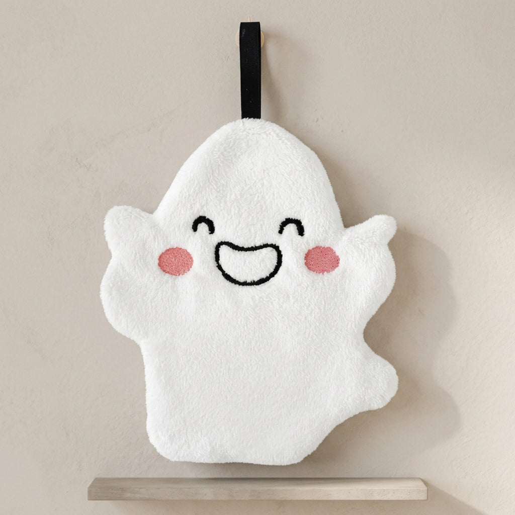 Halloween Hand Towel Ghost With Integrated Hanging Loop For Kitchen Bathroom Decorative Use - Image 2