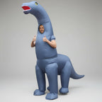 Halloween Inflatable Costume Dinosaur Outfit With Long Neck And Tail Party Cosplay Suit - Image 1