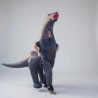Halloween Inflatable Costume Dinosaur Outfit With Long Neck And Tail Party Cosplay Suit - Image 3
