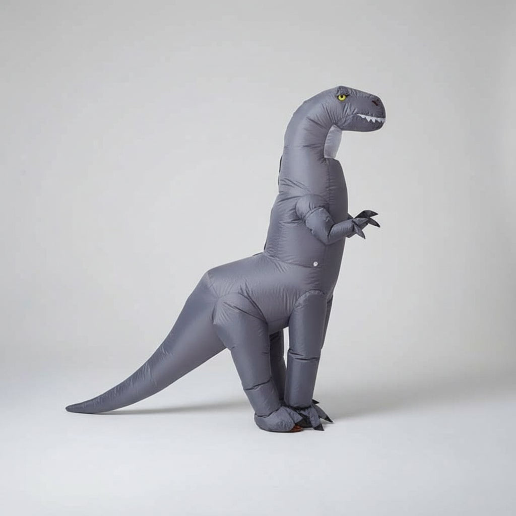 Halloween Inflatable Costume Dinosaur Outfit With Long Neck And Tail Party Cosplay Suit - Image 4