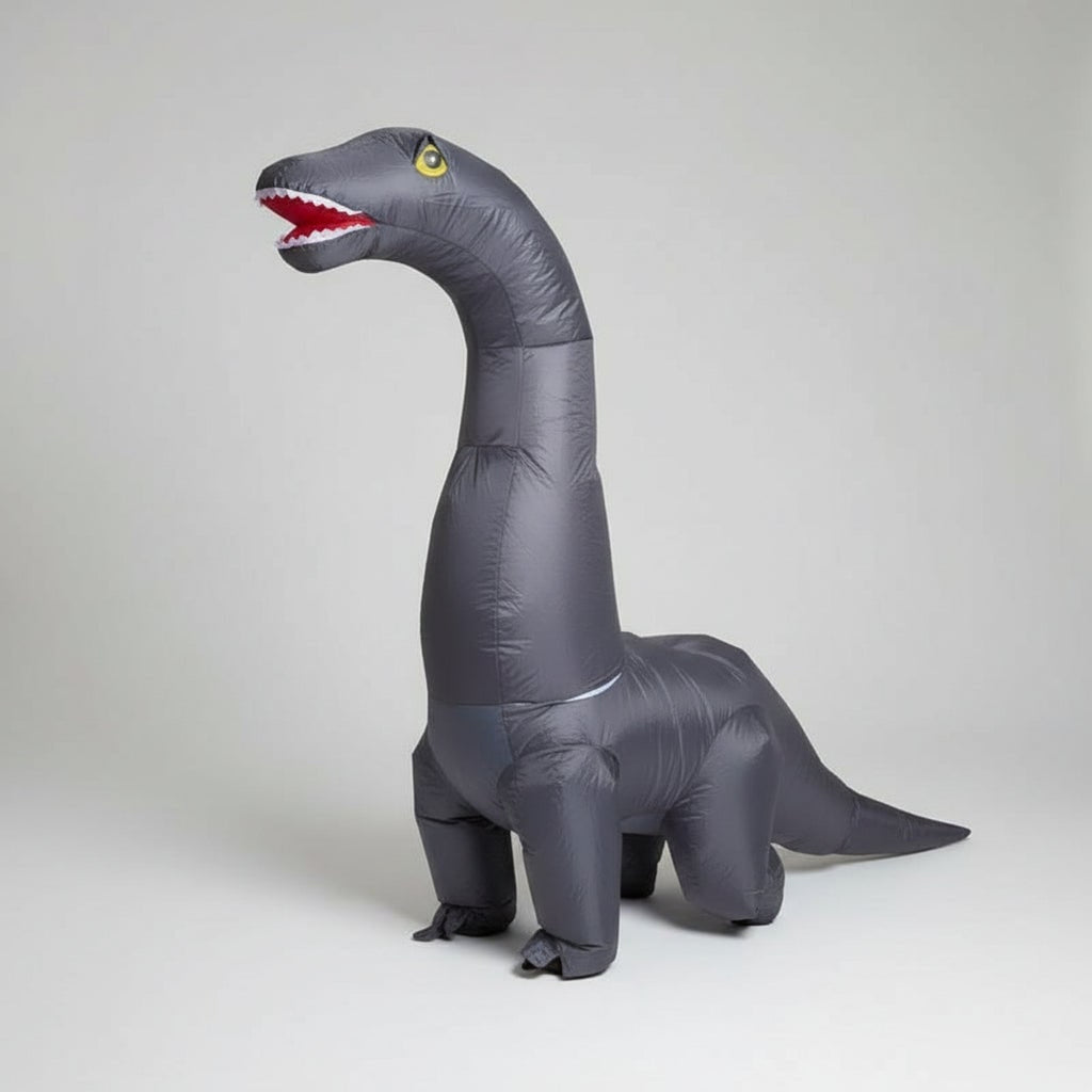Halloween Inflatable Costume Dinosaur Outfit With Long Neck And Tail Party Cosplay Suit - Image 2