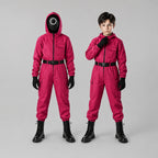 Halloween Jumpsuit Costume Kids' Hooded With Mesh Mask And Gloves Trick-Or-Treat - Image 2