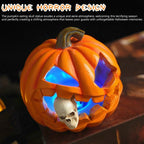 Halloween Pumpkin Decoration Decor Realistic Skull Jack O'Lantern - Image 6