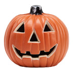 Halloween Pumpkin LED Light Battery Operated Orange Plastic Lantern With Warm Glow For Decor - Image 7