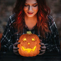 Halloween Pumpkin Light Up Battery Operated Jack O'Lantern Decor With Festive Glow For Indoor Outdoor Use - Image 2