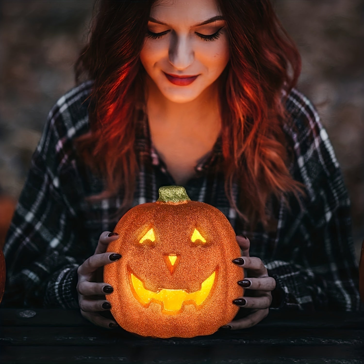 Halloween Pumpkin Light Up Battery Operated Jack O'Lantern Decor With Festive Glow For Indoor Outdoor Use - Image 2