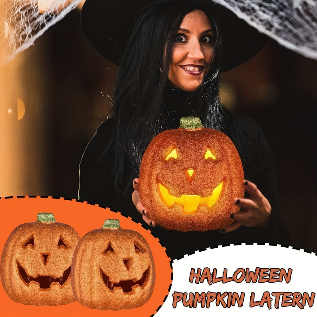Halloween Pumpkin Light Up Battery Operated Jack O'Lantern Decor With Festive Glow For Indoor Outdoor Use - Image 4