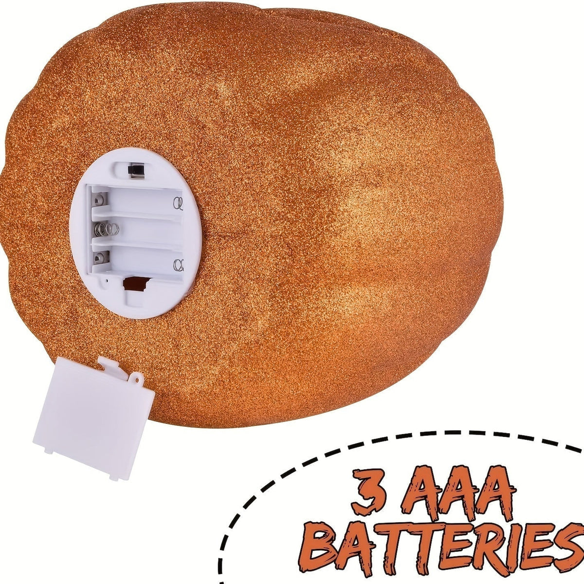 Halloween Pumpkin Light Up Battery Operated Jack O'Lantern Decor With Festive Glow For Indoor Outdoor Use - Image 5