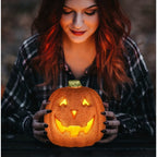 Halloween Pumpkin Light Up Battery Operated Jack O'Lantern Decor With Festive Glow For Indoor Outdoor Use - Image 7
