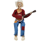 Halloween Skeleton Decoration With Glowing Eyes Interactive Movement And LED Plug-In Illumination For Halloween Decor - Image 2