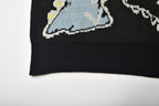 Halloween Sweater with Relaxed Knitted Fit and V-Neck - Image 3