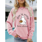 Halloween Sweatshirt with Relaxed Pullover Fit and Long Sleeve - Image 7