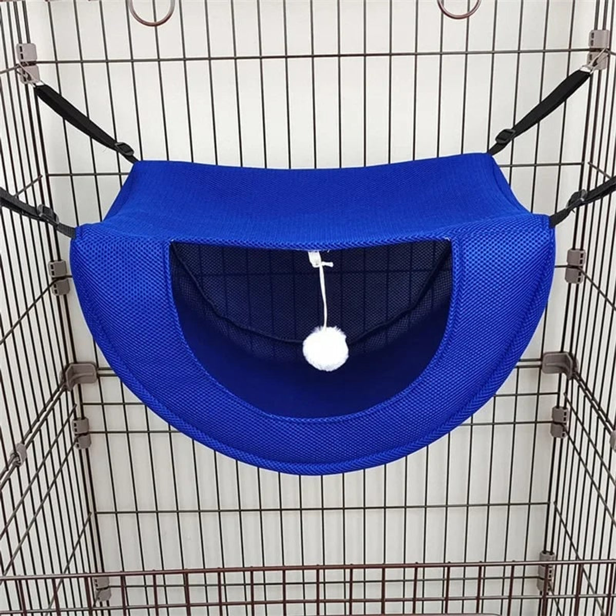 Hanging Pet Bed With Breathable Mesh Hammock Design - Image 4