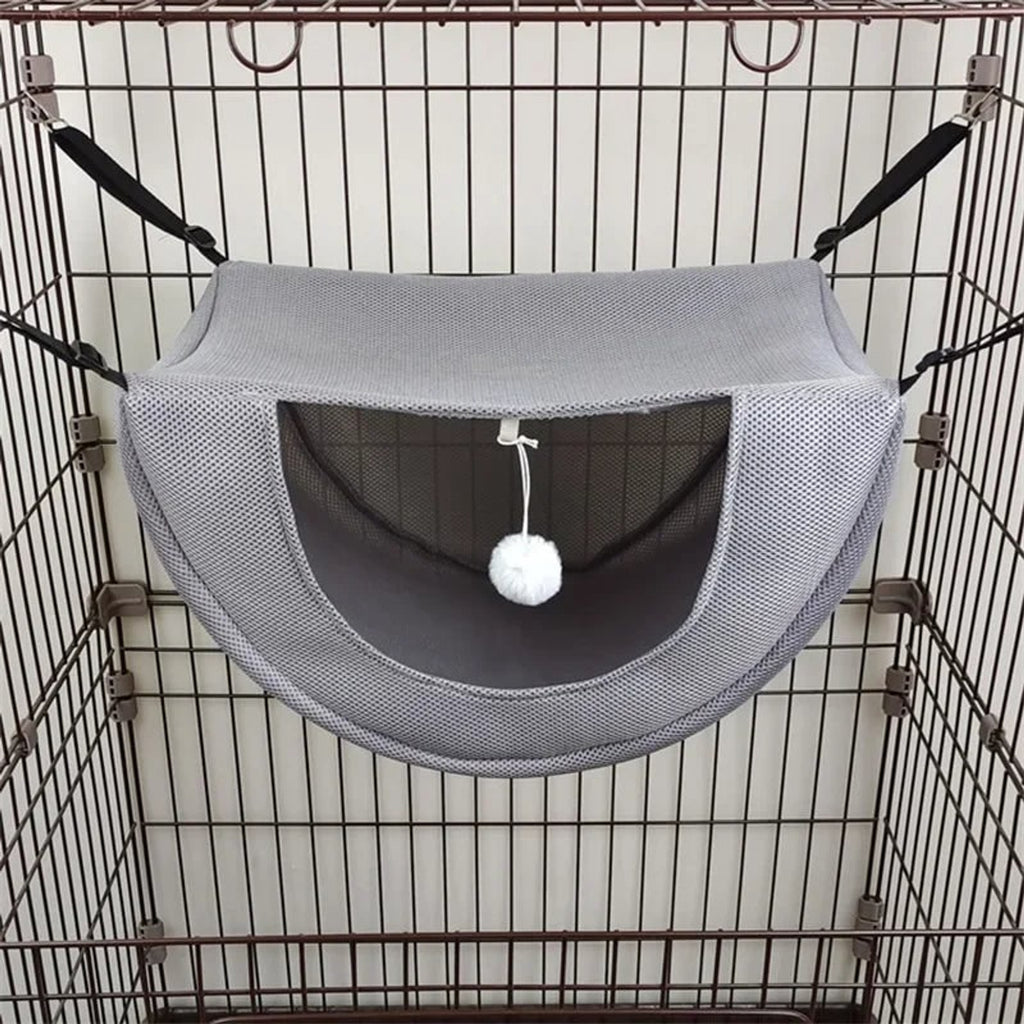 Hanging Pet Bed With Breathable Mesh Hammock Design - Image 6