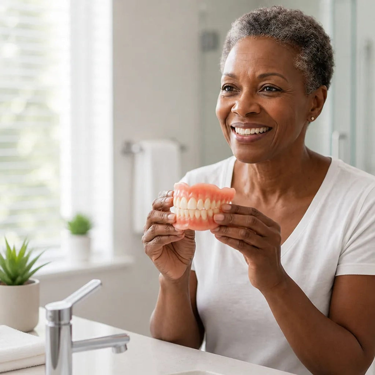 Heat-Forming Custom Fit Denture Set With No Adhesive Required - Image 2