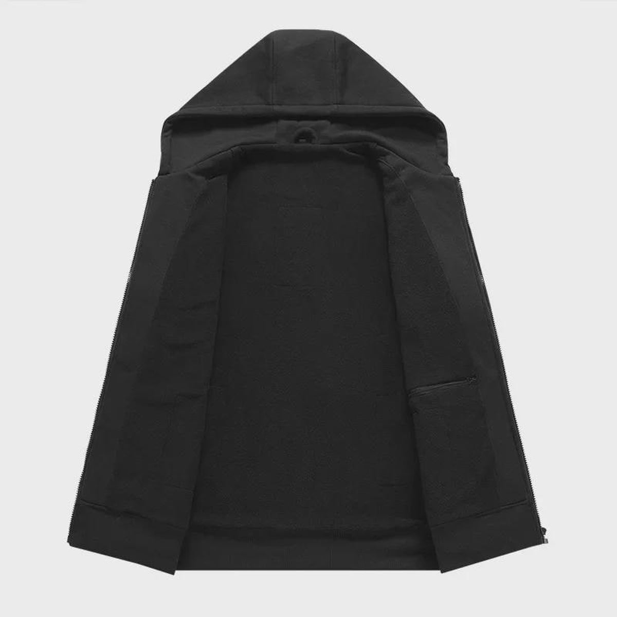 Heated Apparel Full Zip Hoodie With Chest Heating Zones And Long Sleeves For Unisex Wear - Image 8