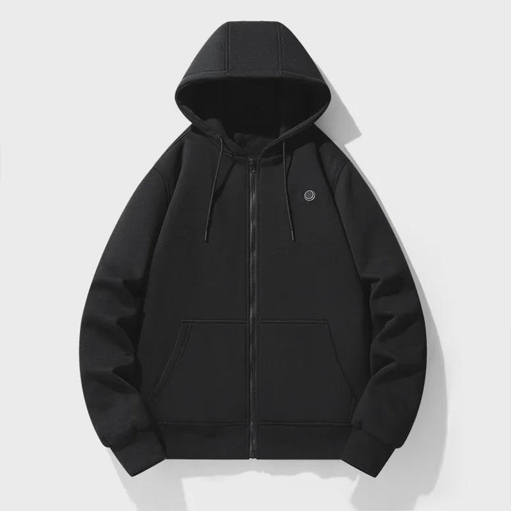 Heated Apparel Full Zip Hoodie With Chest Heating Zones And Long Sleeves For Unisex Wear - Image 7