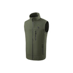 Heated Apparel Men's Vest With Stand Collar Full Zip And Rechargeable USB Power - Image 8
