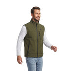Heated Apparel Men's Vest With Stand Collar Full Zip And Rechargeable USB Power - Image 9