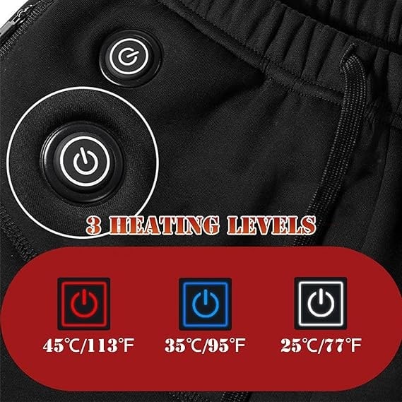 Heated Apparel Thermal Base Layer Pants With Hip And Knee Heating Elements - Image 2