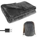 Heated Blanket Throw Fleece Portable USB Cable - Image 3