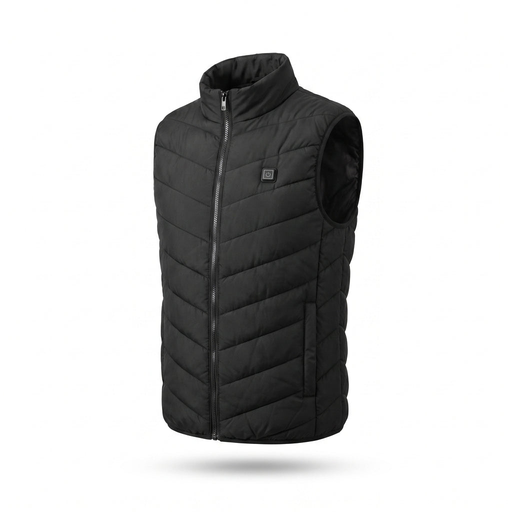 Heated Gilet Adjustable Body Warmer Vest Zip-Front - studio