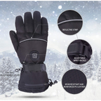 Heated Gloves Adjustable Full-Finger Rechargeable Water-Resistant - Image 2