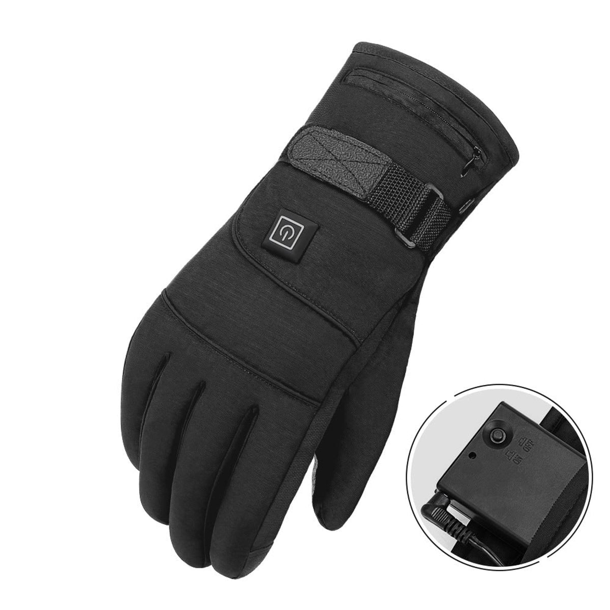 Heated Gloves Waterproof Thermal Winter Gloves With Touchscreen Fingertips - Image 6